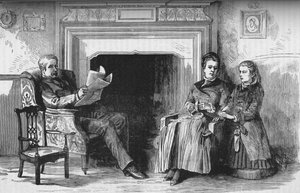 Lord e Lady Wolseley e la loro figlia, c1882-85 da Unbekannt