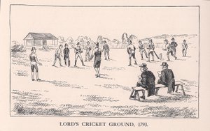 Campo da cricket di Lord, Londra, 1793 da Unbekannt
