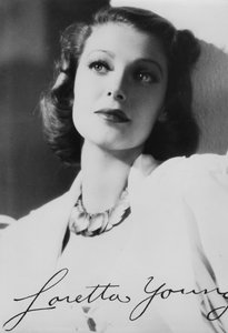 Loretta Young, attrice americana da Unbekannt