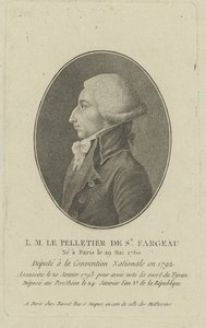 Louis-Michel Le Peletier, Marchese di Saint-Fargeau 1760-1793, 1790s da Unbekannt