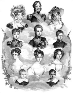 Luigi Filippo, re di Francia, e la sua famiglia