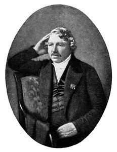 Louis Daguerre 1787-1851, fotografo francese, 1900 da Unbekannt