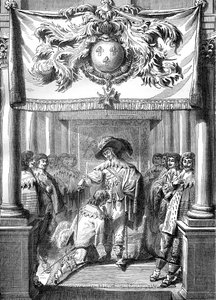 Luigi XIII di Francia conferisce l