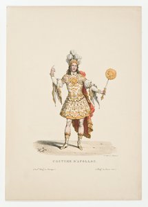 Luigi XIV come Apollo nel balletto Noces de Thétis et Pélée, 1654