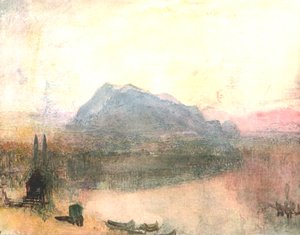 Lucerna e il Righi: Alba, c1840s, c1900 da Unbekannt