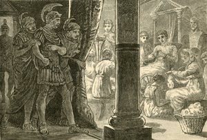 Lucrezia tra le sue ancelle, 1890 da Unbekannt
