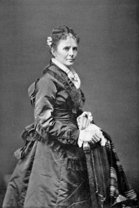 Lucretia Garfield, moglie del presidente americano James A Garfield, fine XIX secolo, 1908 da Unbekannt
