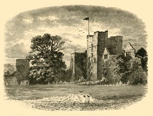 Castello di Ludlow dalla Porta d