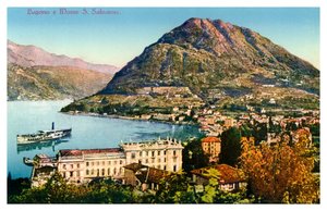 Lugano e Monte San Salvatore, Svizzera, XX secolo da Unbekannt