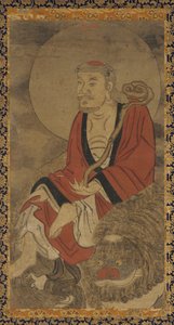 Luohan e leone da Unbekannt