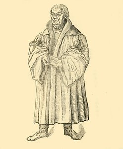 Lutero predica, c1500-1520 da Unbekannt