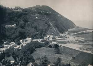 Lynmouth - La Collina, Mostrando Lynton Sopra, 1895