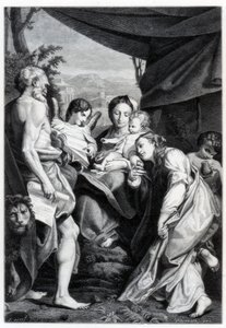 Madonna col Bambino con San Girolamo e Maria Maddalena Il Giorno, 1525-1528 1870 da Unbekannt
