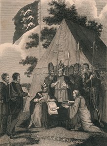 Magna Carta firmata da Re Giovanni, 1215, XIX secolo