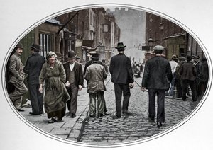 Strada principale della comunità italiana, Clerkenwell, Londra, c1900 1901 da Unbekannt