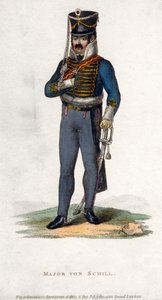 Maggiore von Schill, 1810 da Unbekannt