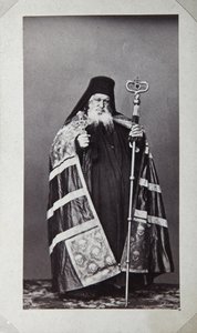 Makarios, arcivescovo del monastero di San Panteleimon sul Monte Athos, Grecia, 1870 da Unbekannt