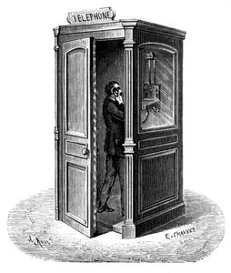 Fare una chiamata da una cabina telefonica, 1888 da Unbekannt