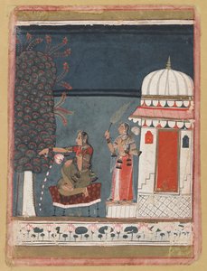 Malashri Ragini da una serie Ragmala, 1640 da Unbekannt