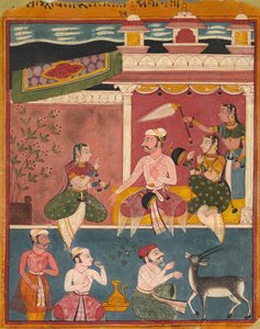 Malkaus Raga, da Ragamala, c. 1610 da Unbekannt
