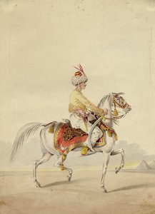 Mamelucco a cavallo, ca 1825 da Unbekannt