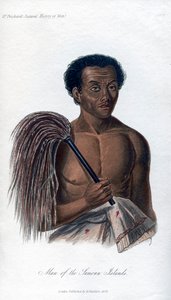 Uomo delle Isole Samoa, 1848 da Unbekannt