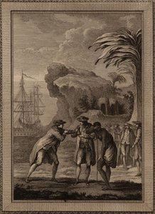 Uomo vende una donna schiava, 1775