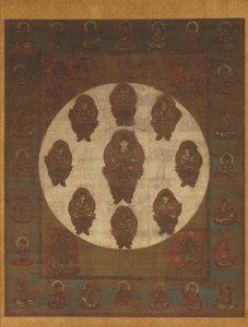 Mandala di Monju Bosatsu da Unbekannt