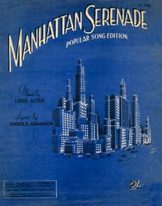 Serenata a Manhattan, c1942 da Unbekannt