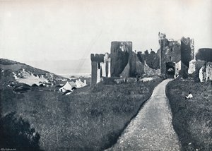Manorbier - Il castello, 1895 da Unbekannt