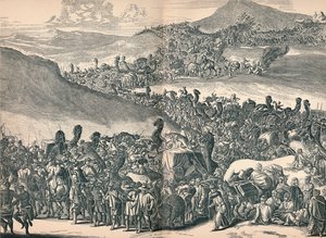 Mansa Musa in viaggio verso La Mecca, c1670 da Unbekannt