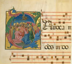 Illustrazione di manoscritto con l