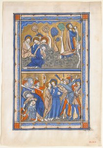 Foglio di manoscritto con l