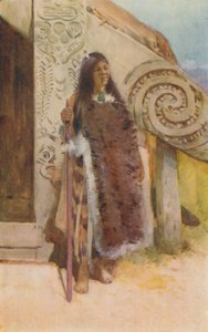 Maori in costume nativo, 1924