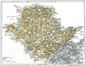 Mappa di Anglesey, 1924-1926 da Unbekannt