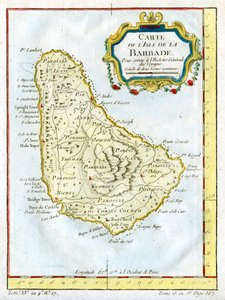 Mappa di Barbados