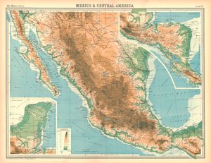 Mappa del Messico e dell