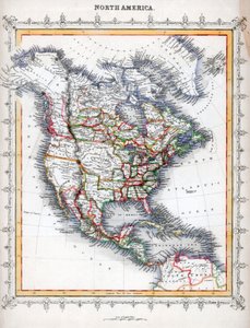 Mappa del Nord America da Unbekannt