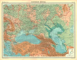 Mappa della Russia meridionale da Unbekannt
