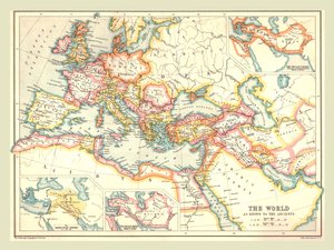 Mappa del mondo antico, 1902