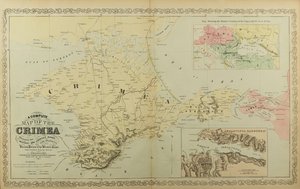 Mappa della Crimea da Unbekannt