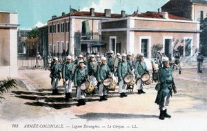Banda musicale, Legione Straniera Francese, c1910 da Unbekannt