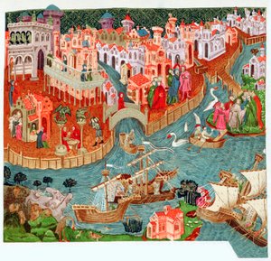 Marco Polo, mercante e esploratore veneziano, XIV secolo da Unbekannt