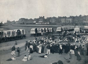 Margate - Sulla sabbia, 1895 da Unbekannt