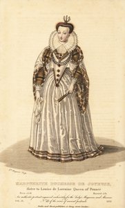 Margherita, Duchessa di Joyeuse, moglie di Anne de Joyeuse, sorella di Louise de Lorraine, Regina di Francia da Unbekannt