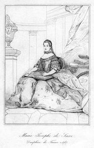 Marie-Josèphe di Sassonia, Delfina di Francia da Unbekannt
