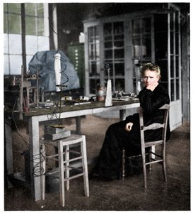 Marie Curie, fisica francese di origine polacca, c1920