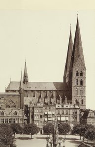 Chiesa di Santa Maria a Lubecca. Circa 1900 da Unbekannt