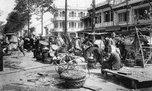 Mercato, Cholon, Saigon, Vietnam da Unbekannt