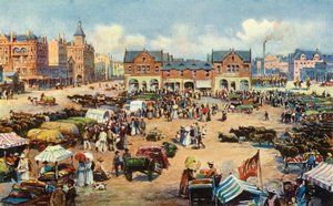 Piazza del Mercato, Johannesburg, 1901 da Unbekannt